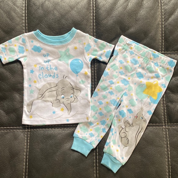 Disney Pajamas 8 Month Disney Baby Dumbo Pajama Set Poshmark